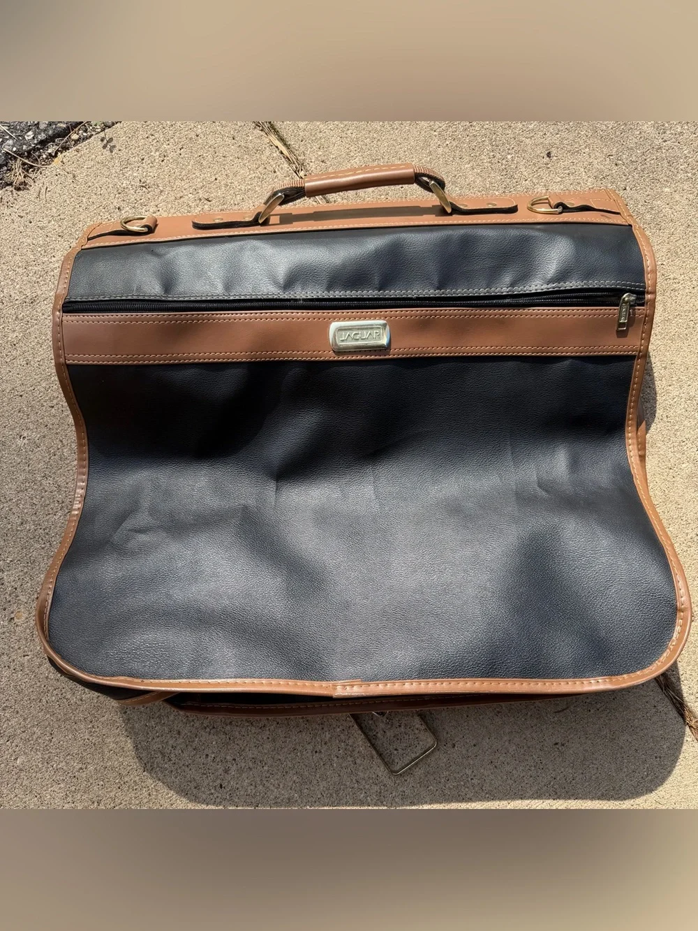 Jaguar Black and Brown Men's Travel Garment Bag